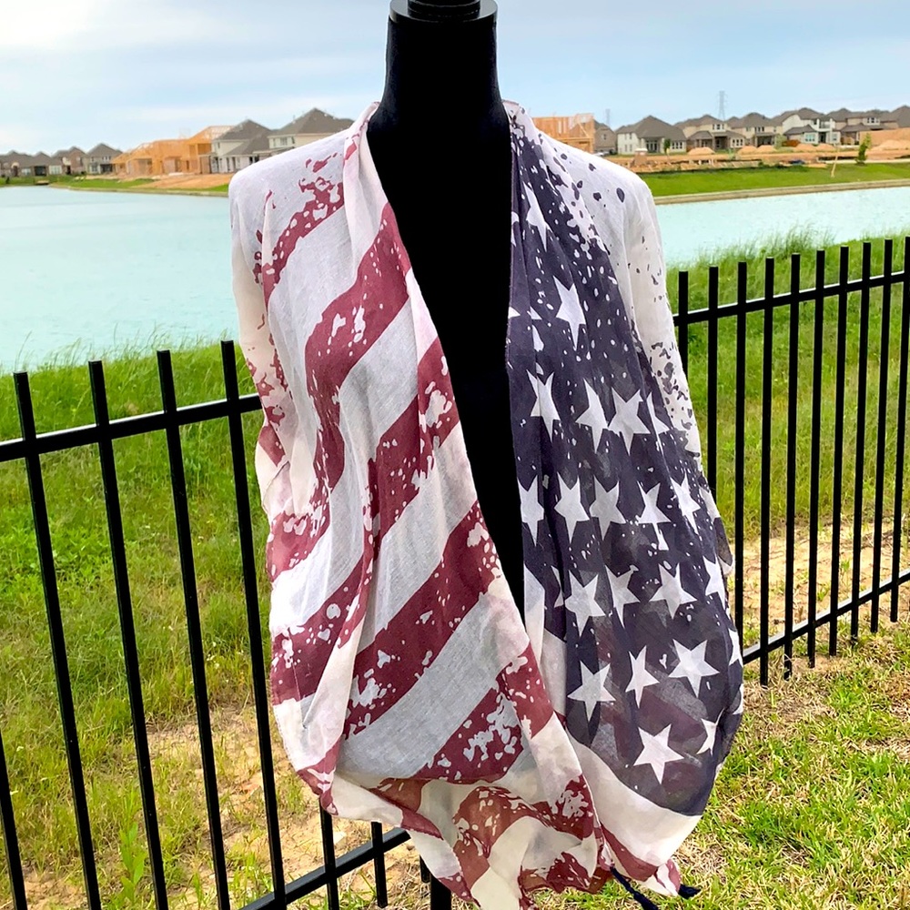 American flag Shaw